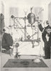 HEATH ROBINSON. Apparatus designed to convey green peas to the mouth 1935