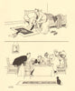 HEATH ROBINSON. Spoilt Christmases. Putting on stocking. Pudding vanished 1935