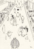 HEATH ROBINSON. New road regulations for the safety  of pedestrians 1935 print
