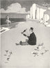 HEATH ROBINSON. Man disguised as a merman luring a mermaid 1935 old print