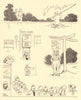HEATH ROBINSON. New and ingenious methods of advertising 1935 old print