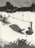 HEATH ROBINSON. Cinematographing the crocodile in its native swamps 1935 print