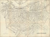 AMSTERDAM. Antique town plan. City map. Netherlands. BRADSHAW 1890 old