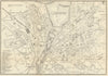 GENEVA GENÈVE GENF. Antique town plan. City map. Switzerland. BRADSHAW 1890
