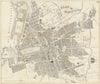 MARSEILLES. Antique town plan. City map. France. BRADSHAW 1890 old