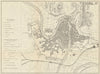VERONA. Antique town plan. City map. Italy. BRADSHAW 1890 old