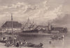 KONSTANZ CONSTANCE. Council Hall. Konzil. Germany. Rhine valley 1875 old print