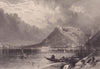 EHRENBREITSTEIN FORTRESS. Festung. Koblenz. Germany. Rhine valley 1875 print