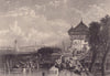 KONSTANZ CONSTANCE. View from the harbour. Germany. Rhine valley 1875 print