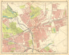 LONDON NE. Wanstead Ilford Manor Park Seven Kings Wood Grange 1925 old map