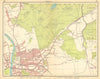 LONDON SW. Richmond Wimbledon Putney Twickenham Kingston-upon-Thames 1925 map
