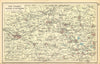 THAMES VALLEY. Reading Maidenhead Windsor Slough Uxbridge Henley 1925 old map