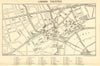WEST END THEATRES. Covent Garden Shaftesbury Avenue &c  1930 old vintage map