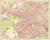 LONDON. Kilburn St John's Wood Maida Vale Bayswater Notting Hill 1930 old map