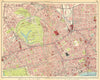 LONDON. Regents Park Camden Town Marylebone St John's Wood Bloomsbury 1930 map