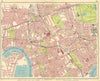 LONDON.Hammersmith Kensington Shepherds Bush Earls Court Notting Hill 1930 map