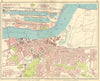 LONDON E. Albert Dock Woolwich Plumstead Charlton Beckton Silvertown 1930 map