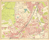 LONDON SW. Wimbledon Summerstown Southfields Wandsworth Merton 1930 old map