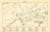 LONDON GENTLEMENS CLUBS. St James's Mayfair Piccadilly Whitehall 1921 old map