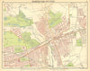 LONDON NE. Wanstead Ilford Manor Park Seven Kings Wood Grange 1921 old map