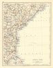 BRITISH INDIA SE.Madras Karnatak. French Karikal Pondicherry.JOHNSTON 1899 map