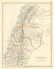 PALESTINE. Galilee Samaria Judea Perea Phoenicia Decapolis. JOHNSTON 1899 map