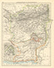 AFGHANISTAN & BALUCHISTAN. Kabul.British Baluchistan (pink).Pakistan  1899 map