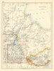MANITOBA. Winnipeg Canadian Pacific Railroad Keewatin Canada.JOHNSTON 1899 map
