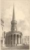 MARYLEBONE. All Soul's Church, Langham Place. Regent Street. John Nash 1833