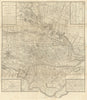 A Topographical plan of Manchester & Salford 92x105cm LAURENT/STOCKDALE 1793 map