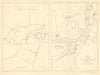 WESTMINSTER TERMINUS RAILWAY plans. Victoria Station precursor.HADDAN 1855 map