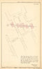 CRYSTAL WAY route in Soho.Frith Greek Dean Street Soho Square.MOSELEY 1855 map
