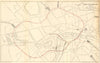 Proposed GREAT VICTORIAN WAY. SIR JOSEPH PAXTON MP 1855 old antique map chart