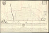Sir Christopher Wren's Plan to rebuild the City of London. 1855 copy 1855 map