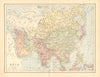 ASIA. Abou Thubbi (Abu Dhabi). Siam. Anam. BARTHOLOMEW 1876 old antique map