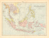 EAST INDIES & INDOCHINA. Aceh Sulu Brunei Sultanates.Malacca Singapore 1876 map