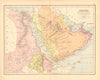 ARABIA EGYPT NUBIA ABYSSINIA. Abou Thubbi (Abu Dhabi) Debai (Dubai) 1876 map
