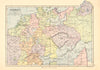 GERMANY. 'From the Reformation to the end of the thirty years war' 1876 map