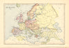 'Europe 1878'. Ottoman & Austrian Empires. BARTHOLOMEW 1876 old antique map