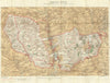 SALISBURY PLAIN War Department land. MOD Training area. Ordnance Survey 1908 map