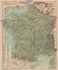 SECOND WORLD WAR. France in 1940. Pre-invasion 1940 old vintage map plan chart