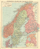 WORLD WAR TWO. Russo-Finland borders March 1940 post Winter War. Hango 1940 map