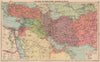 WW2. Middle East oilfields 'Dibai'/Dubai Abu Dhabi Italian Dodecanese 1940 map