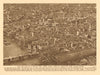 The City of London seen from the air. Pre World War 2 1926 old vintage print