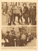 Selling football favours/match programmes. Stamford bridge. Chelsea 1926 print