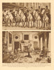 Household cavalry fanfare. Lifeguards. Mansion House drawing room 1926 print