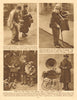 London street musicians/hawkers. Gramophone concertina toys 1926 old print