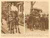 Guy Fawkes day and a Punch and Judy show at Putney 1926 old vintage print