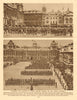 Trooping the Colour at Horse Guards Parade on the King's birthday 1926 print