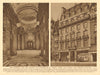 Australia House, Aldwych. New Zealand House, 415 Strand 1926 old vintage print